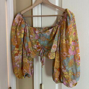 Show Me Your Mumu Jenna Floral Blouse
